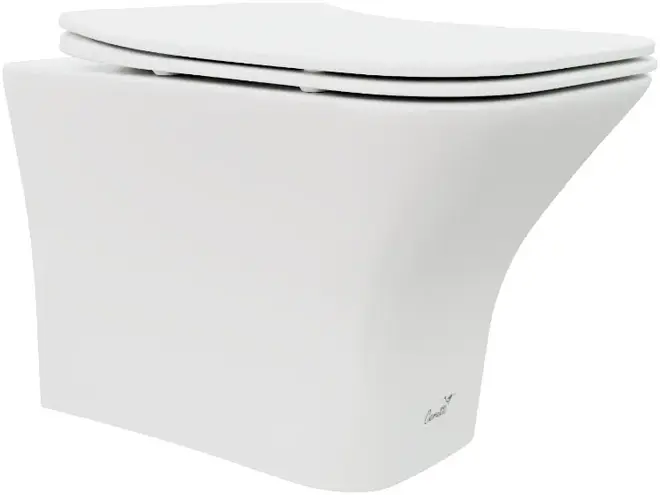 Cerutti SPA Vettore Aria унитаз подвесной безободковый белый матовый MW, смыв круговой CT9242