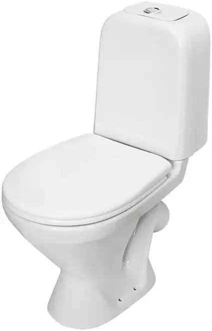 Санита Самарский Стандарт унитаз-компакт белый (WC.CC/Samarsky/1-P/WHT.G/)