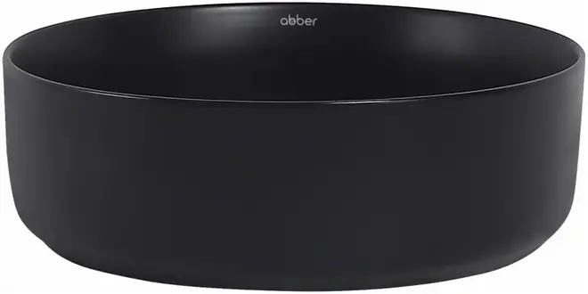 Abber Bequem AC2108 раковина накладная (черная матовая) AC2108MB