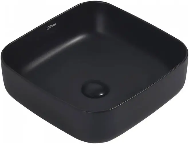 Abber Rechteck AC2211 раковина накладная (черная матовая) AC2211MB