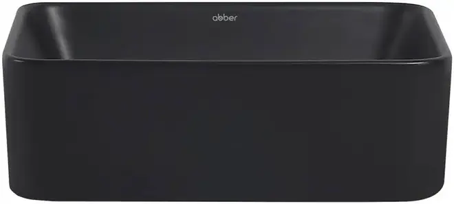 Abber Rechteck AC2213 раковина накладная (черная матовая) AC2213MB