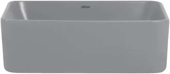 Abber Rechteck AC2213 раковина накладная (серая матовая) AC2213MG