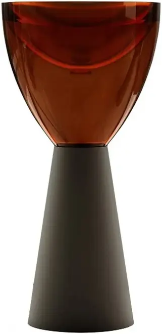 Abber Kristall AT2703 раковина отдельностоящая прозрачная (черная/коричневая) AT2703Black-Opal