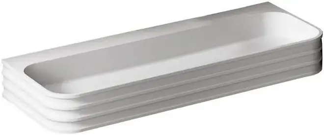 Abber Stein AS2651 раковина подвесная (100 см белая матовая) AS2651-1.0