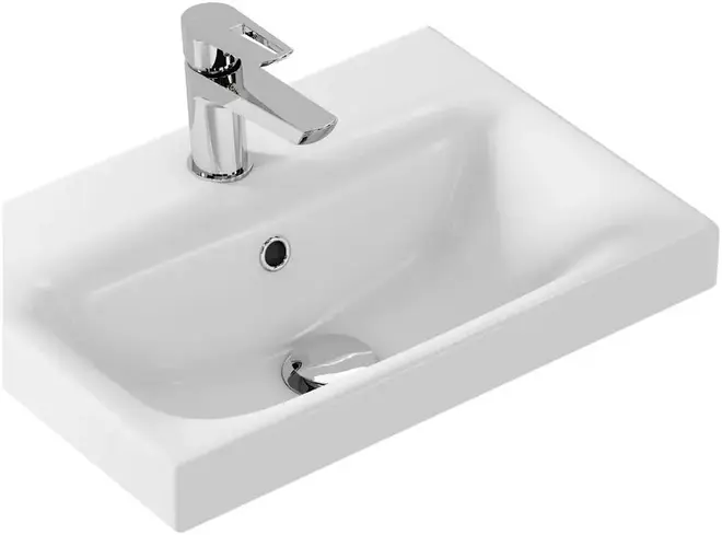 Cersanit Moduo Slim умывальник мебельный (50 см белый) Moduo 50 Slim