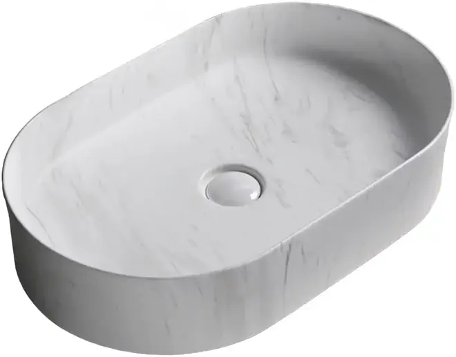 Cerutti SPA CR0055 раковина накладная (500 мм белая) CR0055B
