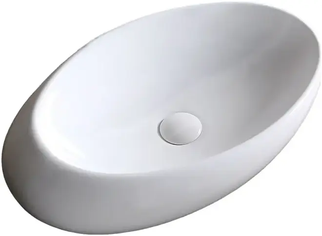 Cerutti SPA CR0058 раковина накладная (580 мм белая) CR0058B