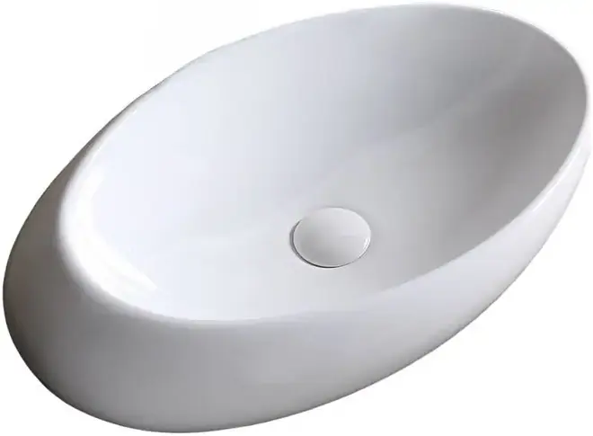 Cerutti SPA CR0058 раковина накладная (580 мм белая) CR0058B