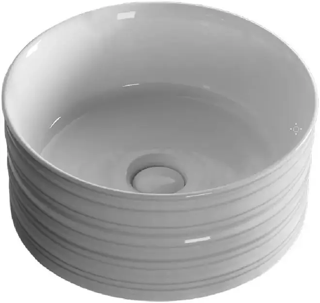 Cerutti SPA CR0051 раковина накладная (405 мм белая) CR0051A