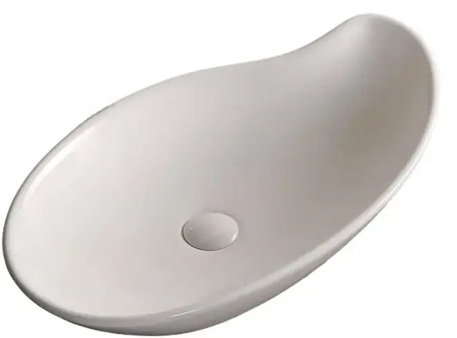 Cerutti SPA CR7265 раковина накладная (660 мм белая) CR7265B