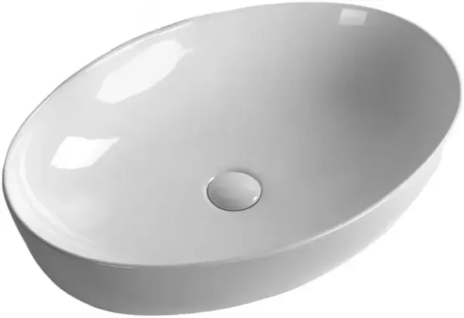 Cerutti SPA CR8023 раковина накладная (610 мм белая) CR8023