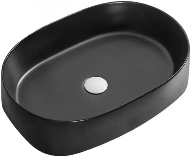 Cerutti SPA CR2691 раковина накладная (560 мм черная матовая) CR2691