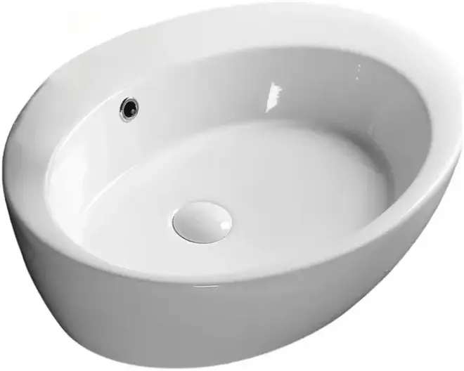 Cerutti SPA CR7026 раковина накладная (600 мм белая) CR7026A