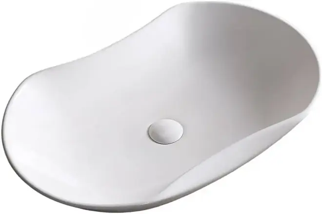 Cerutti SPA CR7031 раковина накладная (640 мм белая) CR7031B