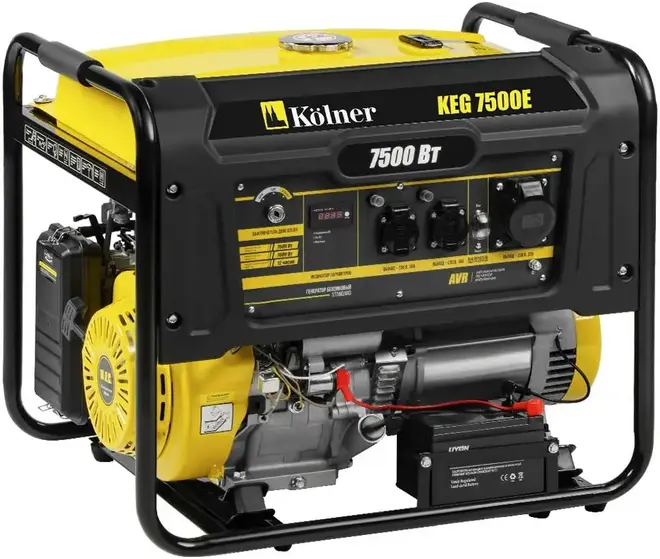 Kolner KEG 7500E генератор бензиновый (7000/7500 Вт)