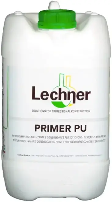 Lechner Primer PU грунт однокомпонентный полиуретановый на базе растворителя (10 кг) прозрачный коричневый