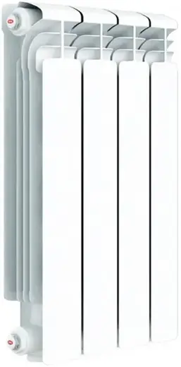 Рифар Alum Ventil радиатор с нижним подключением 500 4 секции (320*565 мм) нижнее левое