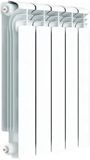 Рифар Alum Ventil радиатор с нижним подключением 500 5 секций (400*565 мм) нижнее левое