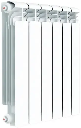 Рифар Alum Ventil радиатор с нижним подключением 500 6 секций (480*565 мм) нижнее левое
