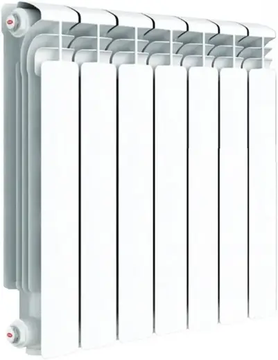 Рифар Alum Ventil радиатор с нижним подключением 500 7 секций (560*565 мм) нижнее левое