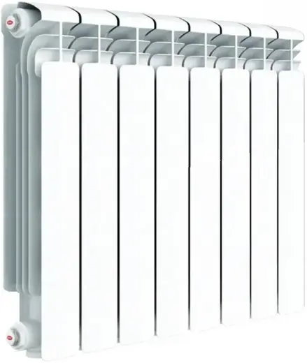 Рифар Alum Ventil радиатор с нижним подключением 500 8 секций (640*565 мм) нижнее левое