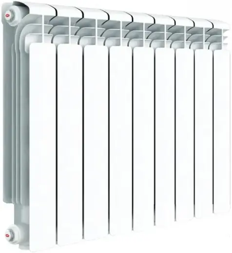 Рифар Alum Ventil радиатор с нижним подключением 500 9 секций (720*565 мм) нижнее левое