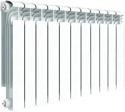 Рифар Alum Ventil радиатор с нижним подключением 500 12 секций (960*565 мм) нижнее левое