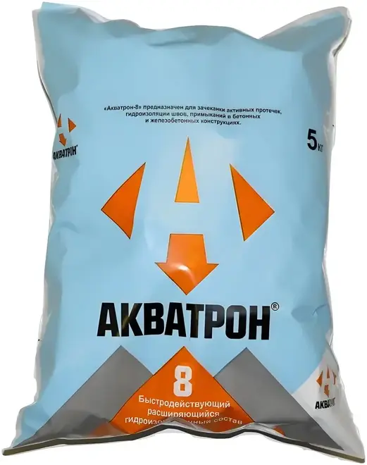 Акватрон 8 состав гидроизоляционный расширяющийся (5 кг)
