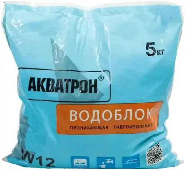 Акватрон Водоблок гидроизоляция проникающая (5 кг)