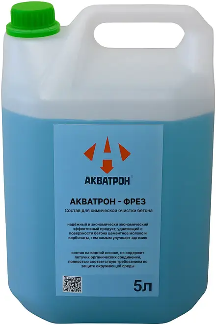 Акватрон Фрез состав для химической очистки бетона (10 л)