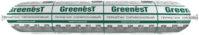 Greenest Нейтральный герметик силиконовый (600 мл) бесцветный