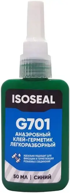 Iso Chemicals Isoseal G701 клей-герметик анаэробный легкоразборный (50 мл)