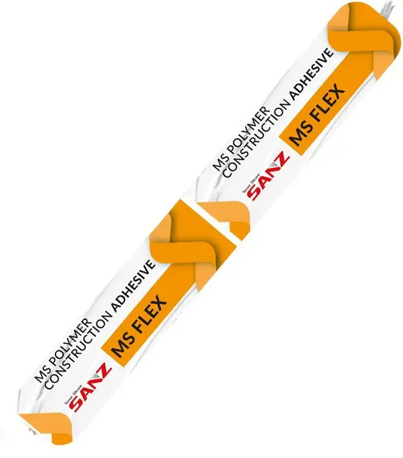 Sanz MS-Flex клей-герметик высокопрочный для кровли (600 мл) серый