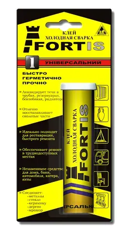 Fortis клей-холодная сварка универсальный (65 г)