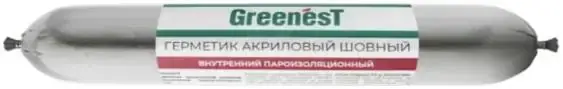 Greenest Внутренний Пароизоляционный герметик акриловый шовный (600 мл)