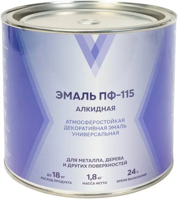 V ПФ-115 эмаль алкидная (1.8 кг) бирюзовая