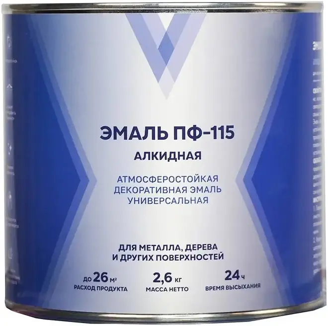V ПФ-115 эмаль алкидная (2.6 кг) бирюзовая