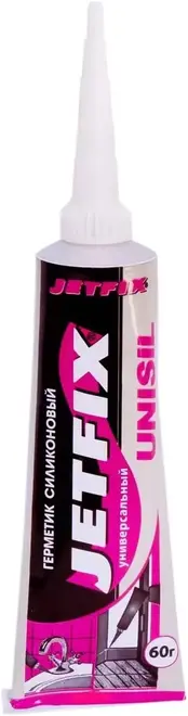 Jetfix Unisil герметик силиконовый универсальный (60 мл) бесцветный