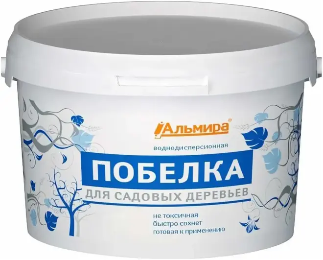 Альмира для Садовых Дереьев побелка водно-дисперсионная (3 кг) белая