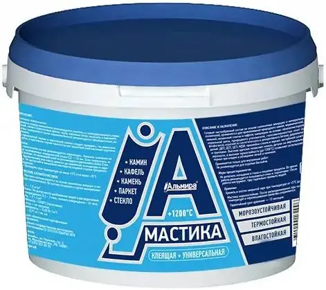 Альмира 1200°С мастика клеящая универсальная термостойкая (1.5 кг)