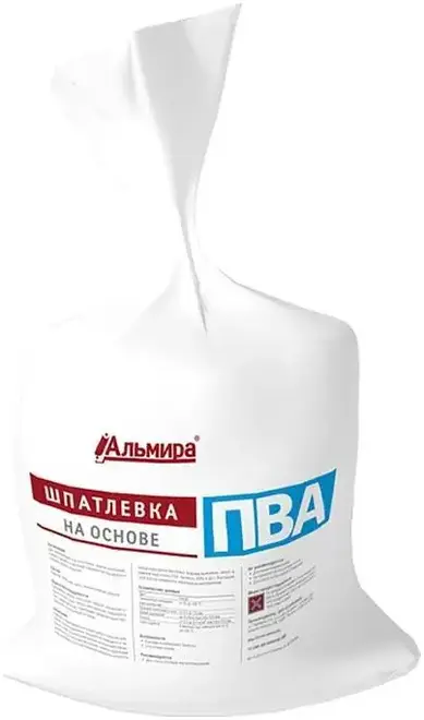 Альмира шпатлевка на основе ПВА (15 кг)