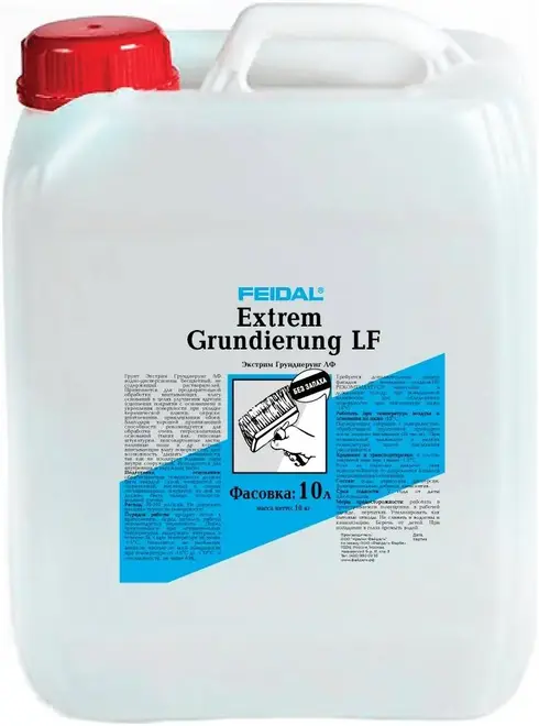 Feidal Extrem Grundierung LF грунтовка для работ при отрицательных температурах (10 л) бесцветная