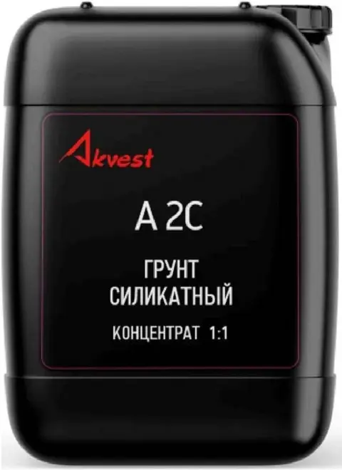 Аквест А 2С грунт-концентрат силикатный 1:1 (7 кг)