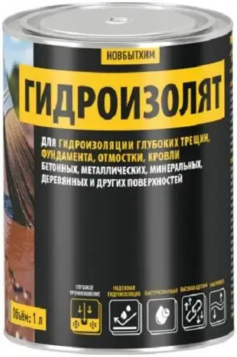 Новбытхим Гидроизолят состав гидроизоляционный (1 л)