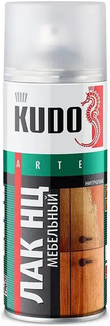 Kudo НЦ лак мебельный нитролак (520 мл) матовый