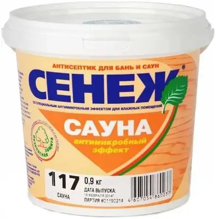 Сенеж Сауна антисептик для бань и саун (900 г х 6 шт) бесцветный