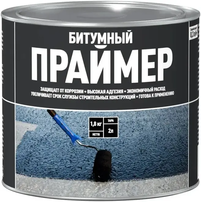 Старт праймер битумный (2 л) черный