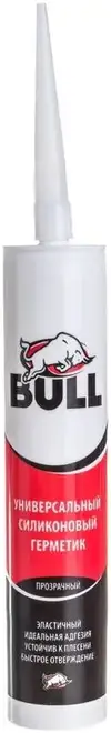 Bull герметик силиконовый универсальный (280 мл) бесцветный