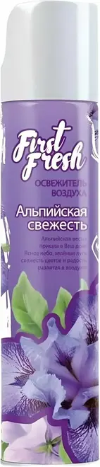 First Fresh Альпийская Свежесть освежитель воздуха (300 мл)