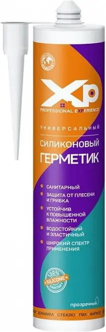 XP герметик силиконовый универсальный (260 мл) бесцветный